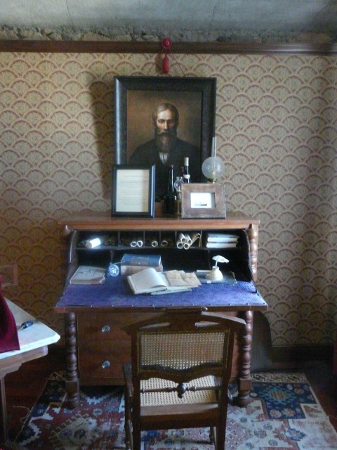 2010 June 16th BADO Napa 11 Rubicon Estate Capt Neibaum's desk.JPG