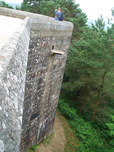UK-July-06 9th Devon 03 Castle Drogo 03 outside wall drop of.jpg