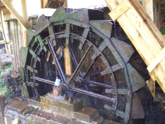 UK-July-06 9th Devon 11 Finch Foundry 01 1 of 3 water wheels.jpg