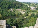 UK-July-06 19th Ludlow 09 Castle Ludlow view great tower up .jpg