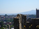 UK-July-06 19th Ludlow 11 Castle Ludlow tower view over city.jpg