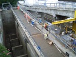 07 May-Jun 092 Seattle Hiram Chittenden Locks fish ladder closed for cleaning.JPG