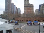 NYC 7-Apr 03 Ellis Island ferry view of Battery Park.JPG