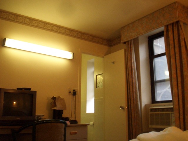 NYC Apr 05 Portland Square Hotel our room.JPG