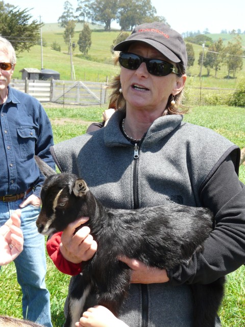2009 Pescadero 08 Harley Farms tour guide.JPG