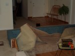 pit 01 2005 July 1st carpet removal begun.jpg