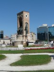 09Aug14 Istanbul 02 Tour Istiklal - Taksim Sq Republic Monument.JPG