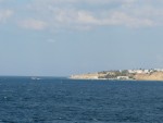 09Aug16 at sea 03 Dardenelles heading into Aegean Sea.JPG