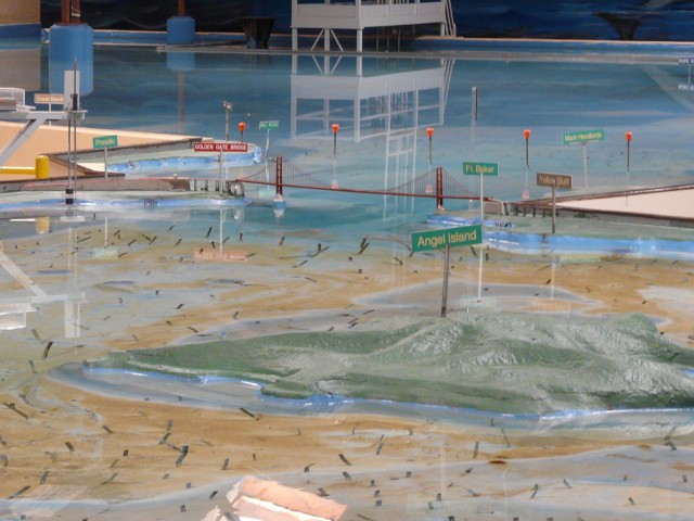 10Jan27 Marin 04a Bay Model Golden Gate & Angel Island.JPG