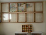 2010 San Ramon 03 Pez Room - new pez truck displays 5 new ones still need old ones.JPG
