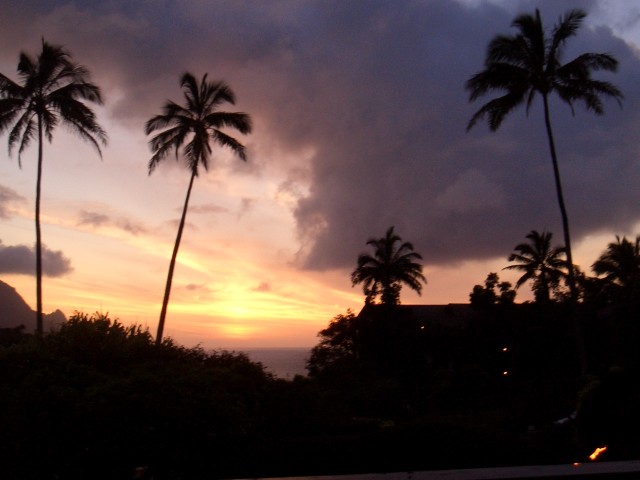 05AprHawaii - Resort Sunset from Lanai5.JPG