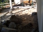 Front yard 2005 August 4 walkway demolition day 2 002.jpg