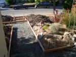 Front yard 2005 August 10 concrete framing 03.jpg
