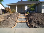 Front yard 2005 August 10 concrete framing 06.jpg