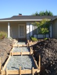Front yard 2005 August 10 concrete framing 07.jpg