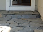 Front yard 2005 August 16 flagstones some with mortar 05.jpg