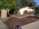 Front yard 2005 August 22 soil preparation 02.jpg