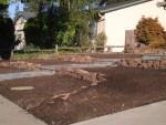 Front yard 2005 August 24 sprinklers installed 02.jpg
