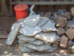 2005 August 27 yard leftovers 04 front yard flagstone.jpg