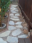 2005 Oct 2 Back yard project update 7 path by deck.jpg