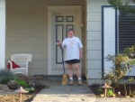 2005 Oct 15 Yard Projects front 05 planter helper Marjorie Ferrer.jpg