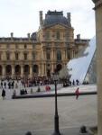 April 2006 Paris Day 6h Louvre evening entry line.jpg